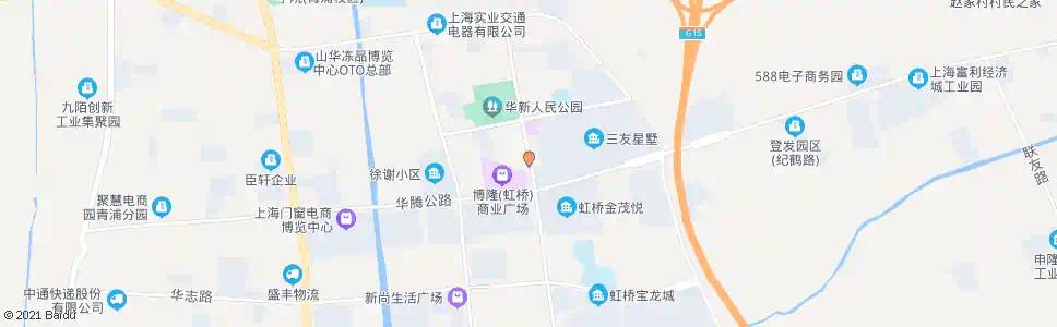 上海新府路华腾路_公交站地图_上海公交_妙搜公交查询2025