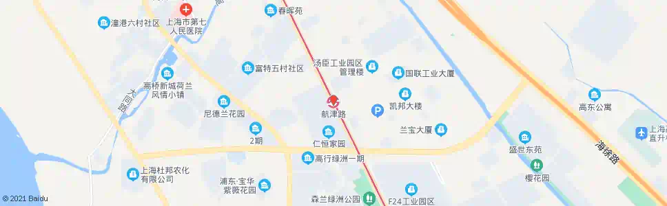上海航津路站_公交站地图_上海公交_妙搜公交查询2025