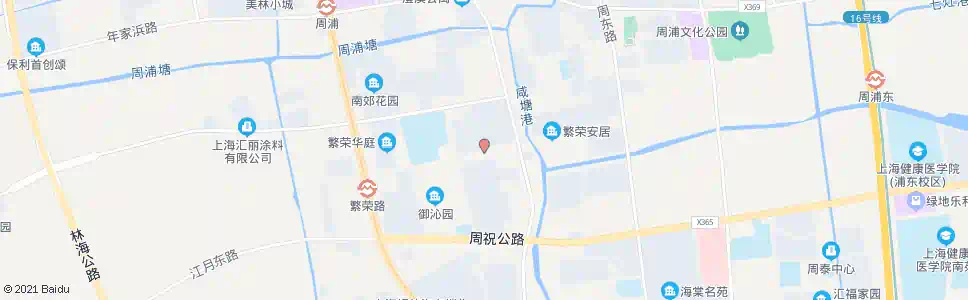 上海康沈公路繁荣路_公交站地图_上海公交_妙搜公交查询2025