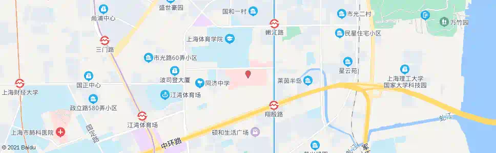 上海长海医院_公交站地图_上海公交_妙搜公交查询2025