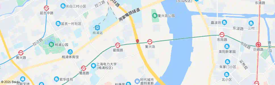上海长阳路军工路_公交站地图_上海公交_妙搜公交查询2025