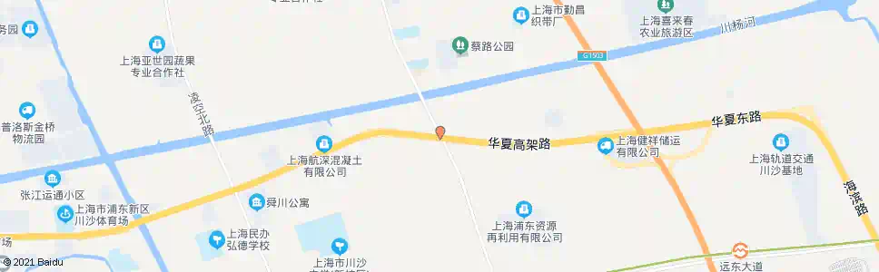 上海小营房(华夏东路川南奉公路)_公交站地图_上海公交_妙搜公交查询2025