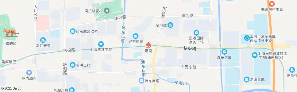 上海惠南地铁站_公交站地图_上海公交_妙搜公交查询2025