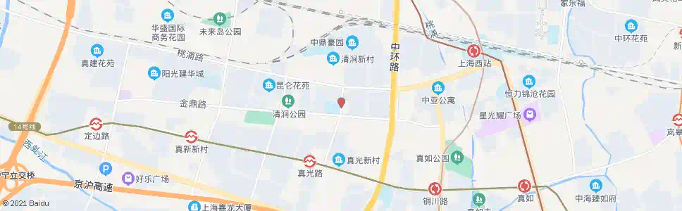 上海真光路金鼎路_公交站地图_上海公交_妙搜公交查询2025