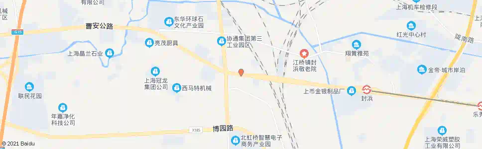 上海曹安公路翔江路_公交站地图_上海公交_妙搜公交查询2025