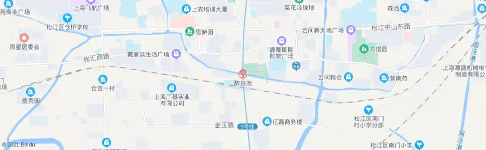 上海醉白池(招呼站)_公交站地图_上海公交_妙搜公交查询2025