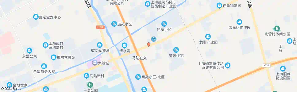 上海樊家_公交站地图_上海公交_妙搜公交查询2025
