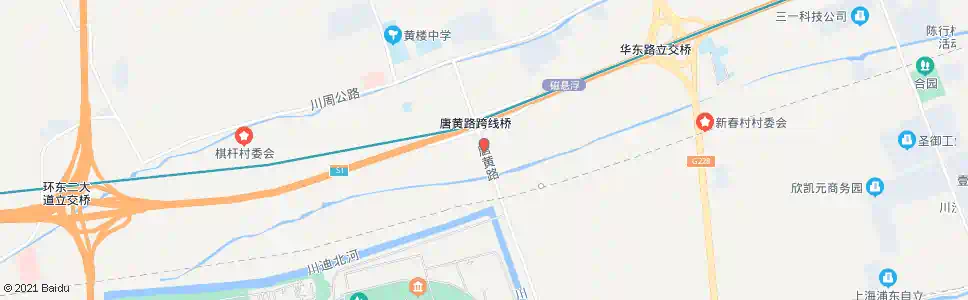 上海唐黄路迎宾大道_公交站地图_上海公交_妙搜公交查询2025