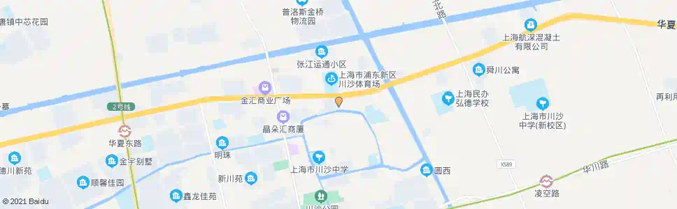 上海北市街华夏东路_公交站地图_上海公交_妙搜公交查询2025