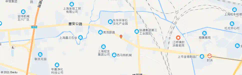 上海曹安路曹丰路_公交站地图_上海公交_妙搜公交查询2025