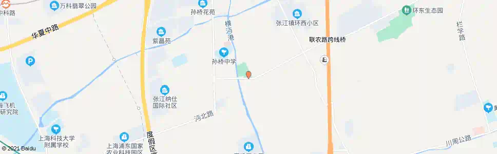 上海科农路孙桥路_公交站地图_上海公交_妙搜公交查询2025