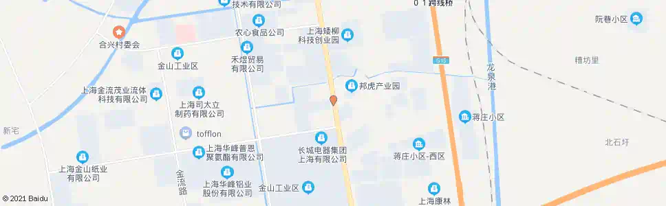 上海金山大道亭卫公路(招呼站)_公交站地图_上海公交_妙搜公交查询2025