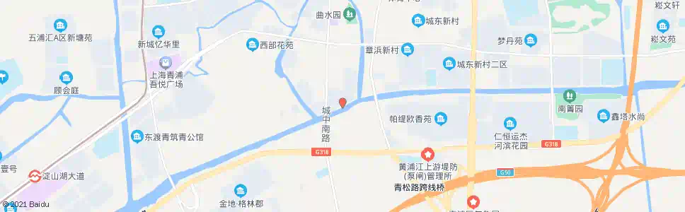 上海环城东路城中南路_公交站地图_上海公交_妙搜公交查询2025