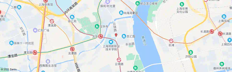 上海云锦路后马路_公交站地图_上海公交_妙搜公交查询2025