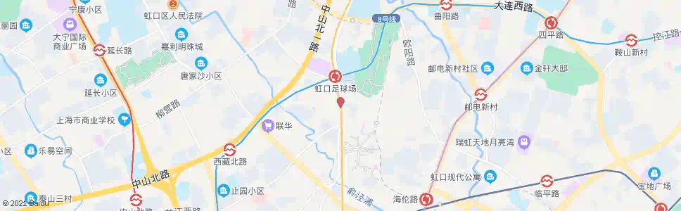 上海东江湾路同心路_公交站地图_上海公交_妙搜公交查询2025