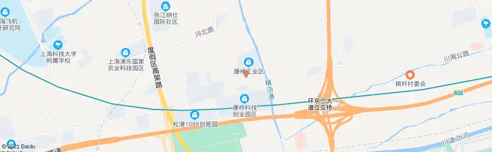 上海康桥东路康旺物业_公交站地图_上海公交_妙搜公交查询2025