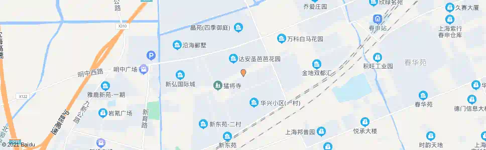 上海华新四期(招呼站)_公交站地图_上海公交_妙搜公交查询2025