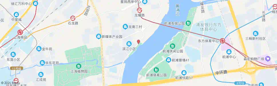 上海滨江路临江路_公交站地图_上海公交_妙搜公交查询2025