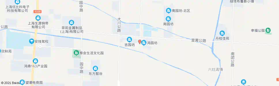 上海听潮南路宣黄公路_公交站地图_上海公交_妙搜公交查询2025