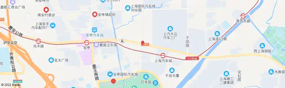 上海曹安公路米泉路_公交站地图_上海公交_妙搜公交查询2025