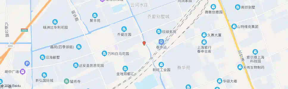 上海陈春路场西路_公交站地图_上海公交_妙搜公交查询2025