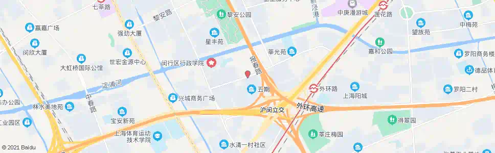 上海报春路山花路_公交站地图_上海公交_妙搜公交查询2025