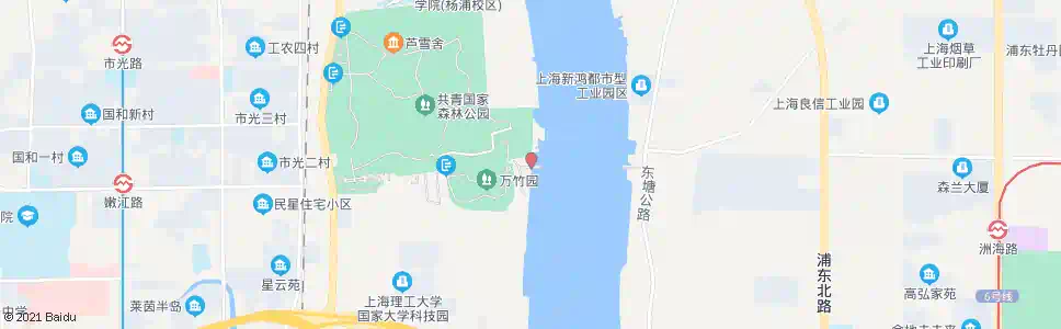 上海嫩江路渡口_公交站地图_上海公交_妙搜公交查询2025