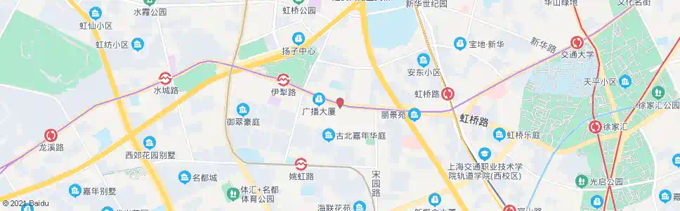 上海姚虹路虹桥路_公交站地图_上海公交_妙搜公交查询2025