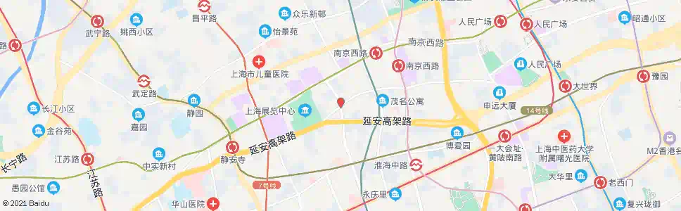 上海威海路陕西北路_公交站地图_上海公交_妙搜公交查询2025