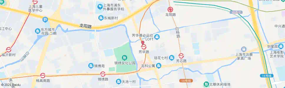 上海芳华路沪南路_公交站地图_上海公交_妙搜公交查询2025