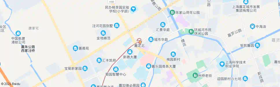 上海公交嘉定北站_公交站地图_上海公交_妙搜公交查询2025