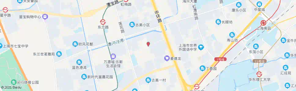 上海古龙路古美路_公交站地图_上海公交_妙搜公交查询2025
