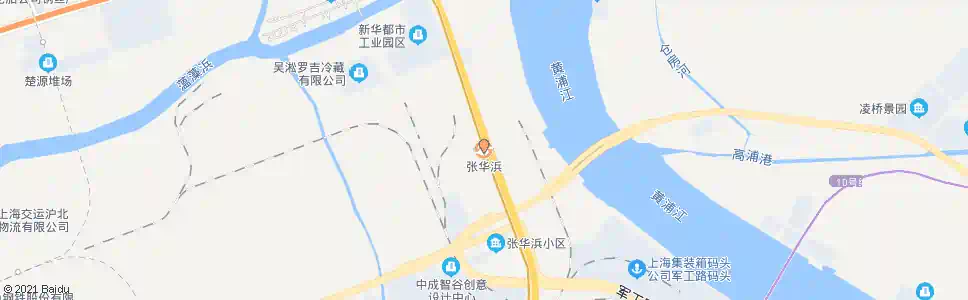 上海北张华浜_公交站地图_上海公交_妙搜公交查询2025