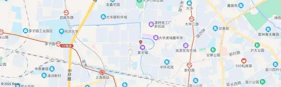 上海新村路真华路_公交站地图_上海公交_妙搜公交查询2025