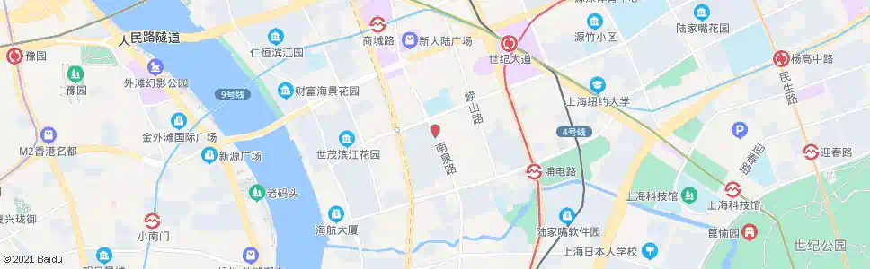上海南泉路潍坊路_公交站地图_上海公交_妙搜公交查询2025