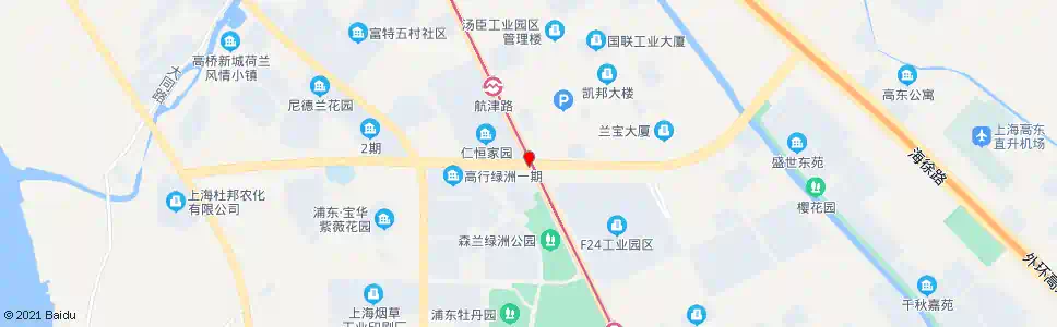 上海航津路地铁站(杨高北路冬融路)_公交站地图_上海公交_妙搜公交查询2025