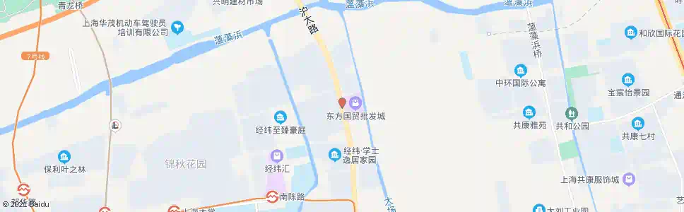 上海沪太路东方国贸_公交站地图_上海公交_妙搜公交查询2025