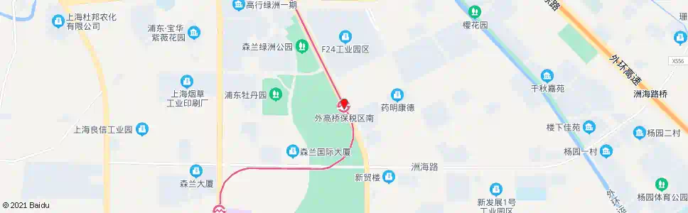 上海外高桥保税区南站_公交站地图_上海公交_妙搜公交查询2025