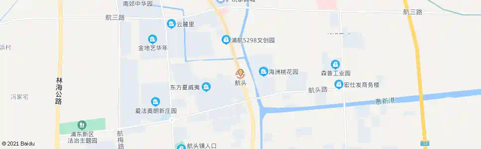 上海航头_公交站地图_上海公交_妙搜公交查询2025