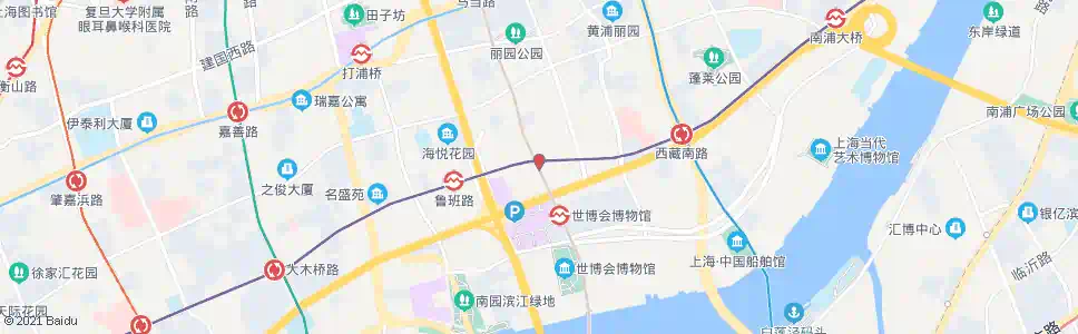 上海蒙自路中山南一路_公交站地图_上海公交_妙搜公交查询2025