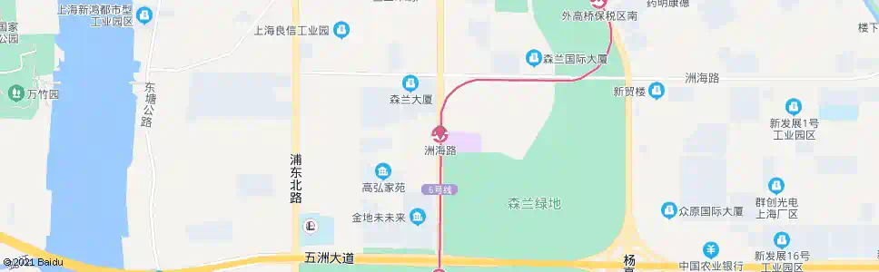 上海洲海路站_公交站地图_上海公交_妙搜公交查询2025