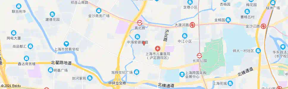 上海同普路丹巴路_公交站地图_上海公交_妙搜公交查询2025