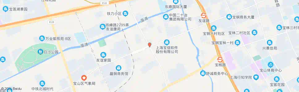 上海友谊路铁力路_公交站地图_上海公交_妙搜公交查询2025