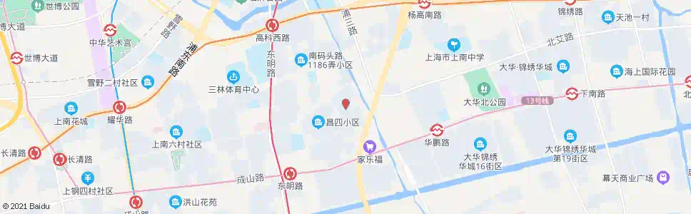 上海昌里小区_公交站地图_上海公交_妙搜公交查询2025
