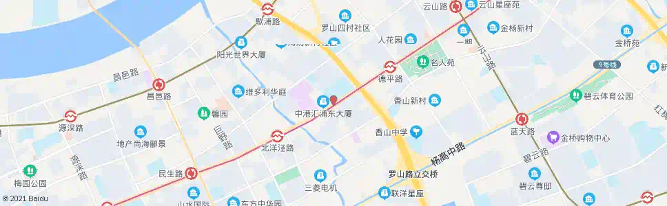上海崮山路张杨路_公交站地图_上海公交_妙搜公交查询2025