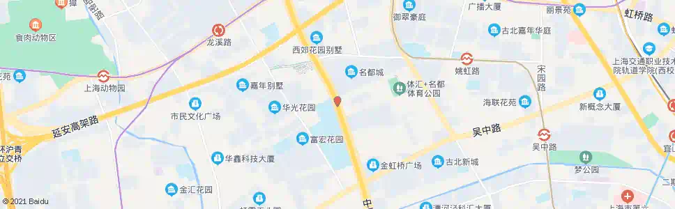 上海虹许路红松东路_公交站地图_上海公交_妙搜公交查询2025