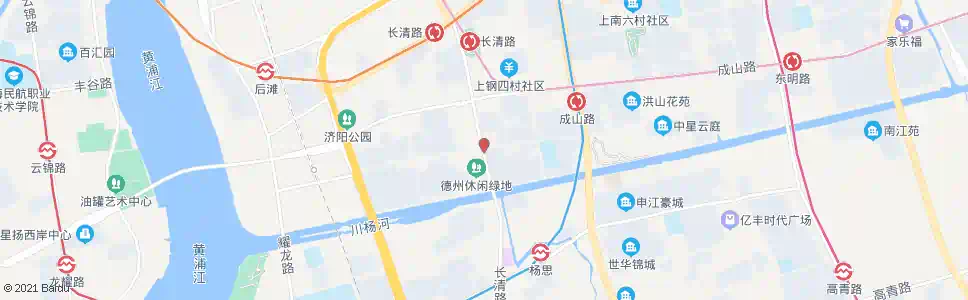 上海德州路长清路_公交站地图_上海公交_妙搜公交查询2025