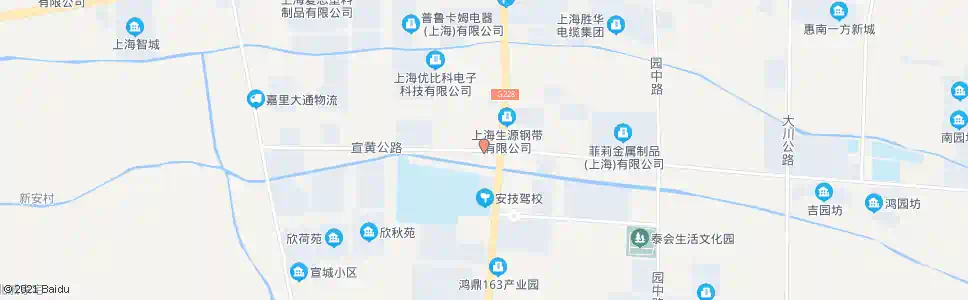 上海宣黄公路南芦公路_公交站地图_上海公交_妙搜公交查询2025