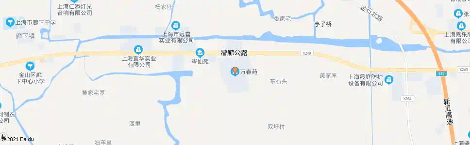 上海万春苑_公交站地图_上海公交_妙搜公交查询2025