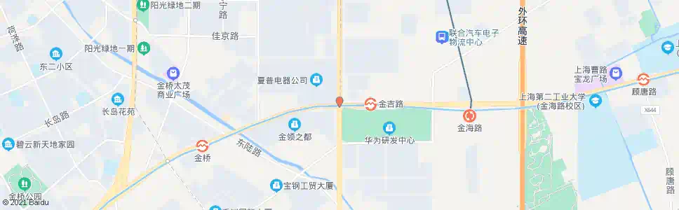 上海申江路金海路_公交站地图_上海公交_妙搜公交查询2025